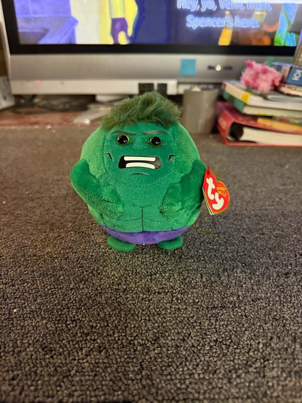 Ty Beanie Ballz The Incredible Hulk Plush Toy